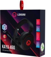 Lorgar Kaya 460 USB RGB Gamer Headset - Fekete