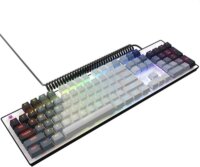 Lorgar Azar 514 RGB Mechanikus Vezetékes Gamer Billentyűzet - Angol (EN) - Fehér