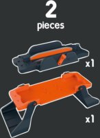 Smoby FleXtreme 2-in-1 PitStop híd és alagút versenypálya kiegészítő