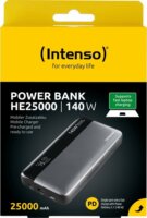 Intenso HE25000 Powerbank 25000mAh 140W (3A / 5V) - Fekete