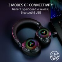 Razer Kraken V4 Wireless Bluetooth THX 7.1 Surround RGB Gaming Headset - Fekete