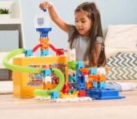 VTech M400 Build & Store Box - Kreatív Golyópálya Katapult készlet