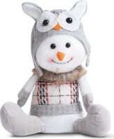 Family Christmas 58729B 30X20X14 cm Hóember Dekoráció