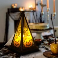 Family Halloween 56549A Halloween Lámpás Dekoráció 9,5 x 9,5 x 17 cm