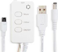 Delight Smart Kültéri / Beltéri 25 db RGBIC LED Csillag Alakú Okos Fényfüzér 5m - Színes