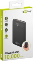 Goobay 65868 Kompakt Powerbank 10000mAh 15W (3A / 5V) - Fekete