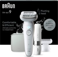 Braun Silk-épil 9-341 SensoSmart MicroGrip Epilátor - Fehér/Ezüst
