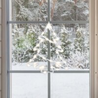Somogyi KID502WW Home LED-es Fenyőfa Ablak Dekoráció - Fehér