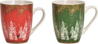 IRIS 340ml Porcelán bögre - Karácsonyi mintás