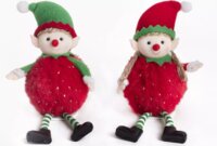 Karácsonyi manó Dekoráció 17 cm - Többféle