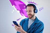 Panasonic RB-HF630BE-A Wireless Bluetooth Hi-Fi Headset - Kék