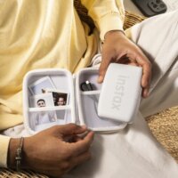 Fujifilm Instax mini Link 3 Fényképező védőtok - Agyag fehér