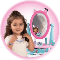 Smoby Gabi babaháza szépségszett fésülködőasztal