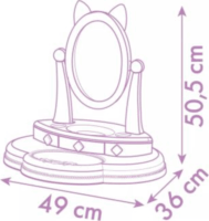 Smoby Gabi babaháza szépségszett fésülködőasztal