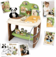 Smoby 19 darabos Állatorvosi rendelő játékszett pandával