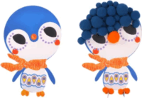 Tookyland 233 darabos képkészítő szett színes pomponokkal