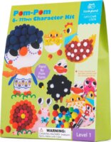 Tookyland 233 darabos képkészítő szett színes pomponokkal