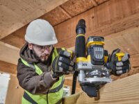 DeWalt DCW620NT-XJ Akkus Felsőmaró Marógép készlet 18V (Akku és töltő nélkül) - Fekete/Sárga