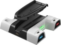 Froggie PS5/PS5 Slim Kiegészítő Ventilátoros állvány + Headset tartó - Fehér