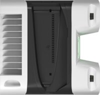 Froggie PS5/PS5 Slim Kiegészítő Ventilátoros állvány + Headset tartó - Fehér