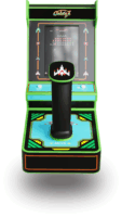 My Arcade Galaga Joystick Player 3.2" Hordozható Retro Játékkonzol - Fekete/Zöld
