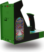 My Arcade Galaga Joystick Player 3.2" Hordozható Retro Játékkonzol - Fekete/Zöld