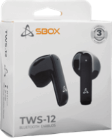 SBOX TWS12B Bluetooth Fülhallgató Headset - Fekete
