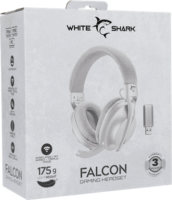 White Shark Falcon Wireless Gaming Headset - Fehér