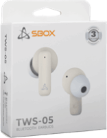 SBOX EB-TWS05 Wireless Bluetooth Fülhallgató Headset - Bézs