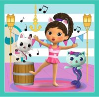 Trefl 34871 - Gabi babaháza 3 az 1-ben 20 - 36 - 50 darabos puzzle