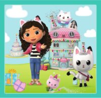 Trefl 34871 - Gabi babaháza 3 az 1-ben 20 - 36 - 50 darabos puzzle