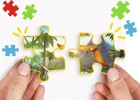 Trefl 18301 - Gabi és maszkasztikus babaháza 30 darabos puzzle