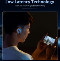 Choetech BH-T19 TwinkleMinis ENC TWS Wireless Headset - Fekete