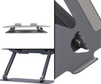 Media-Tech Állítható Laptop Állvány 10-17" - Fekete