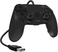 Hyperkin Cirka Nuforce Vezetékes Kontroller Gamepad (PS4 / PC / Mac) - Fekete