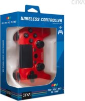 Hyperkin Cirka Nuforce Wireless Kontroller Gamepad (PS4 / PC / Mac) - Piros
