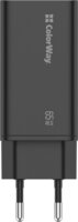 Colorway USB-A / 2x USB-C Hálózati Gyorstöltő Adapter 65W - Fekete