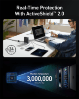 ANKER 3xUSB-C / USB-A Hálózati Töltő Adapter (5 - 20V / 3A / 240W) - Fekete