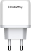 Colorway CW-CHS042PD-WT USB-A / USB-C Hálózati Gyorstöltő Adapter 45W - Fehér