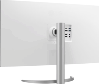 LG 27" 27BP55U-B 16:9 UHD IPS Monitor - Ezüst/Fehér