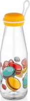 Iris HN-1774 Macaron Üveg Gyerek Kulacs 720ml - Zöld / fukszia / narancs / citromsárga