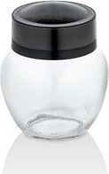 Iris HN-1213 Mono Üveg fűszertartó 210ml - Fekete/fehér