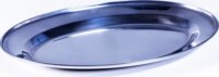 TOO KT-449 Elegáns Rozsdamentes acél ovális tálca 25 cm