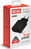Colorway CW-CHS026PD-BK USB-C Hálózati Töltő Adapter 20W - Fekete