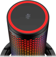 HP HyperX QuadCast 2 S USB Gaming RGB Asztali Mikrofon - Fekete