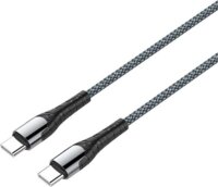 Colorway Type-C apa - Type-C apa (PD FastCharging) Adat és töltő kábel - Szürke(1m)