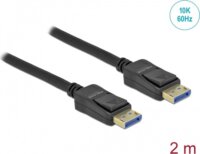 Delock 80262 DisplayPort 2.0 apa - Displayport 2.0 apa Kábel 2m - Fekete