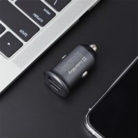 Colorway CW-CHA029PD-GR USB-C (PD) + USB-A 3.0 Autós gyorstöltő 38W - Szürke