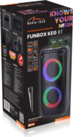 Media-Tech MT3181 Bluetooth Karaoke Party Hangszóró Mikrofonnal 40W - Fekete