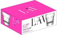 LAV Aras Liqueur 45ml Likőrös üveg pohár szett 6 darabos
